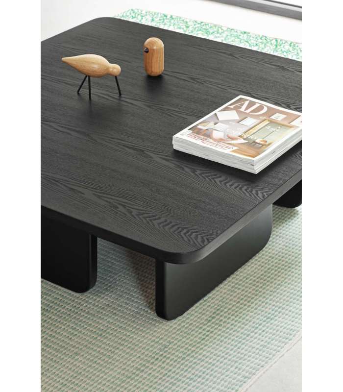 Mesa de centro para comedor modelo Arq acabado negro