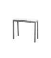 Mesa de cocina extensible con dos alas laterales acabada en varios colores Lisboa 85/135 x 40 x 76 cm (largo x ancho x alto)