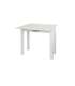 Mesa de cocina Elia blanca, abrible, 80 x 40/80 cm