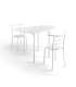 copy of Ensemble table Maria et 2 chaises, en finition blanche