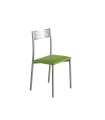 cópia de Conjunto de 4 cadeiras em pele ecológica verde Laura, 41 x 47 x 86 cm (C x L x A)