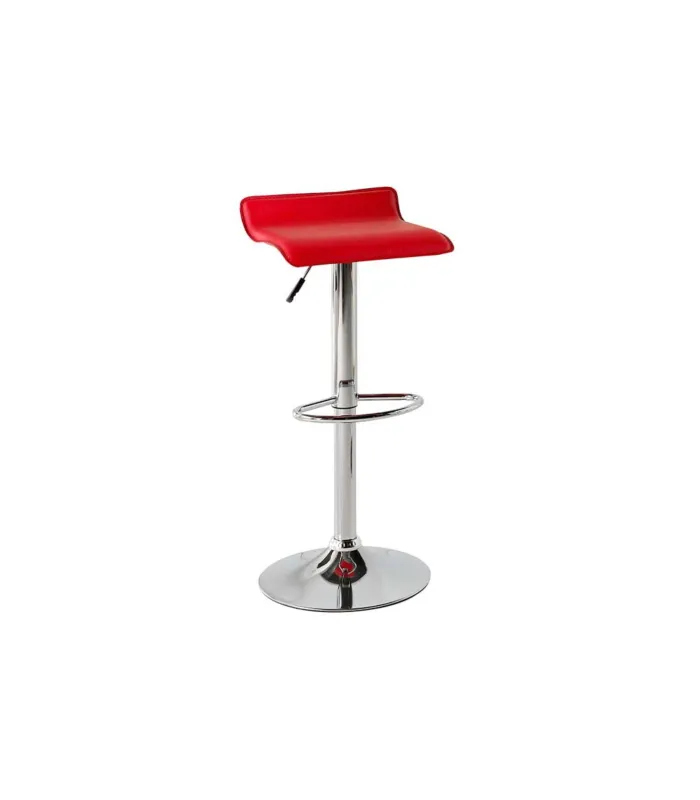 Pack de 2 taburetes elevables Agata rojos