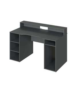Gamer gray anthracite computer table 88 cm (height) x 136 cm