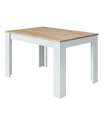 Mesa de jantar extensa Paris em cor de carvalho aleska - artik branco 78 cm (alta)140-190 cm (largura)90 cm (largo)