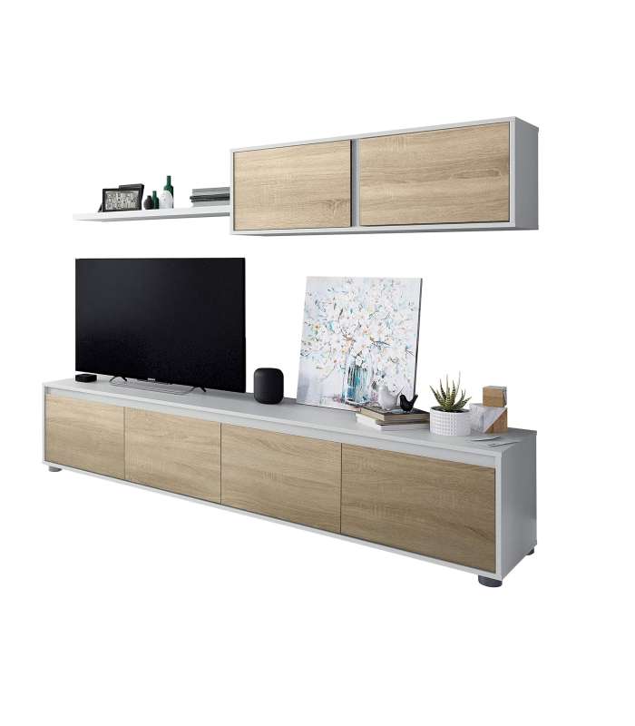 Alida canadian oak and white artik lounge furniture.