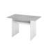 Gio folding console table in white Artik and gray Cement 120