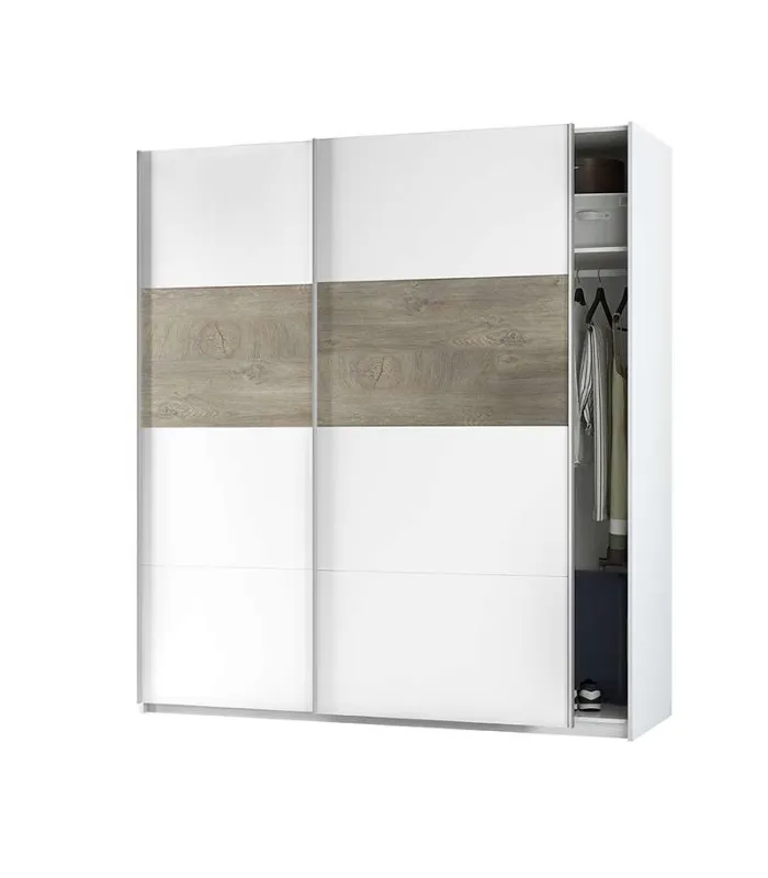 Armario ropero Linuss 180 cm 2 puertas correderas