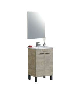 FRS Conjuntos baño Mueble de baño Xativa con lavabo y espejo