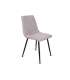 Pack of 4 Valencia chairs upholstered in grey or pink stick.