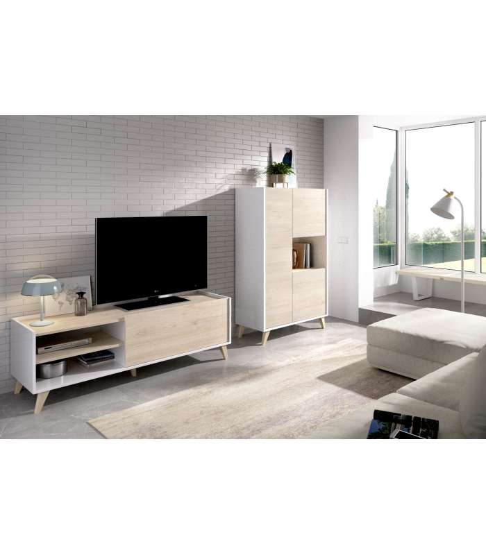 copy of Ness 3 lounge set: sideboard, TV cabinet, shelf and