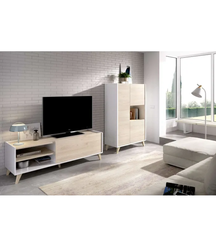 copy of Ness 3 lounge set: sideboard, TV cabinet, shelf and