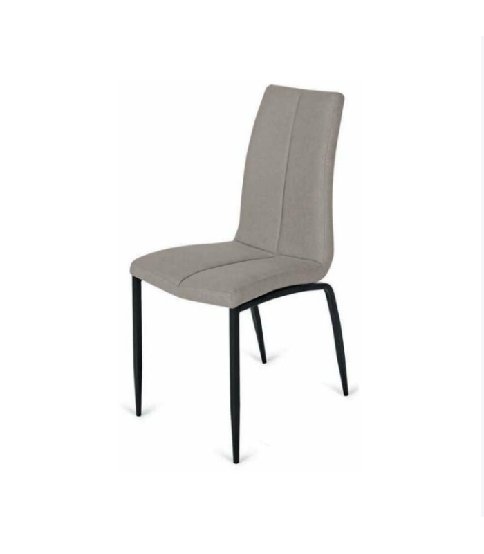 Lot de 4 chaises Ronda en beige ou gris. 91 cm (hauteur) 40 cm