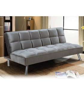 IMPT-HOME-DESIGN Sofas cama Sofá cama Neo en terciopelo gris