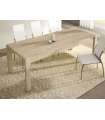 copy of Rectangular table with walnut wood finish BALI 200 x 90 x 75 cm (L x W x H)