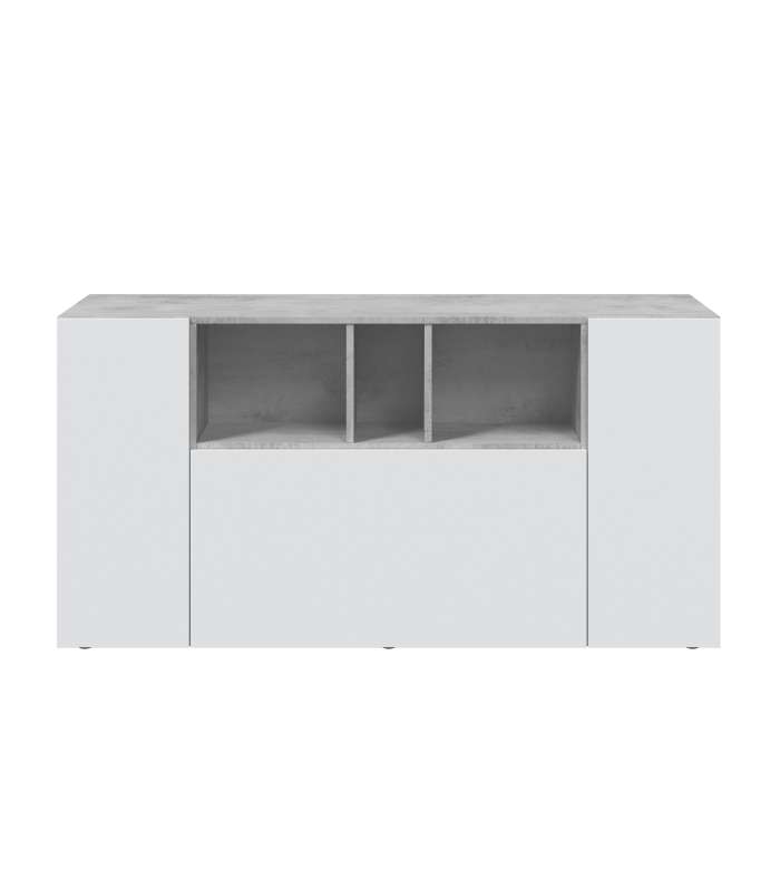 copy of Maud sideboard 3 doors white oak Alaska 76 cm (height)