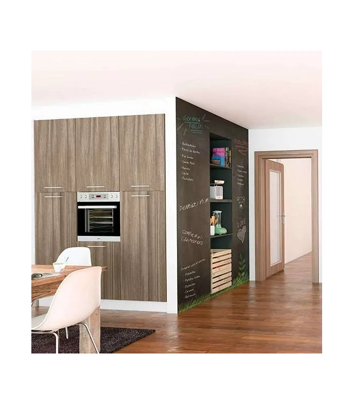 Coluna do forno 2 portas nogueira noceto 235x60x60 cm