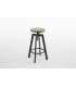 Taburete Atenas - Metal/Madera - 63cm alto
