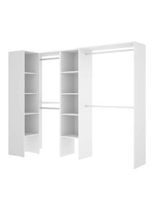 Ventilador de canto Luz Branco - 228cm largura