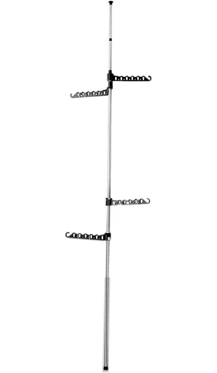 Organizador telescópico blanco para dormitorio