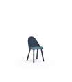 cópia de Pack de 2 cadeiras Mogi estofadas em tecido azul-marinho, 49/81cm (altura) 59cm (largura) 56cm (comprimento)