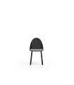 Pack de 2 sillas modelo Uma acabado negro, 45/81cm (alto) 46cm (ancho) 51cm (largo)