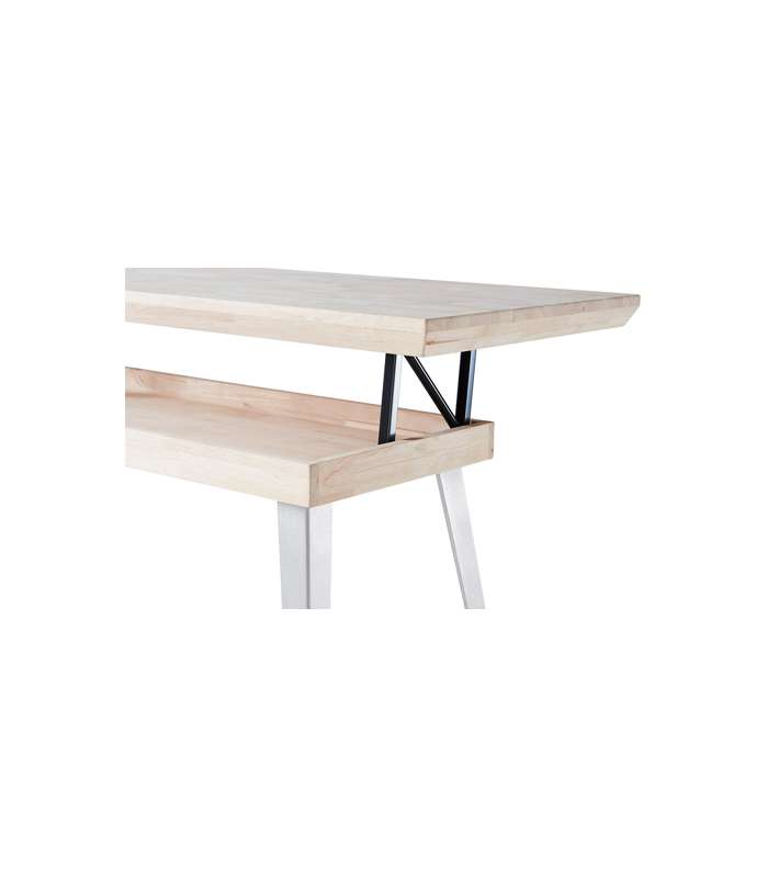 copy of Raised center table Loft in wild oak white or black