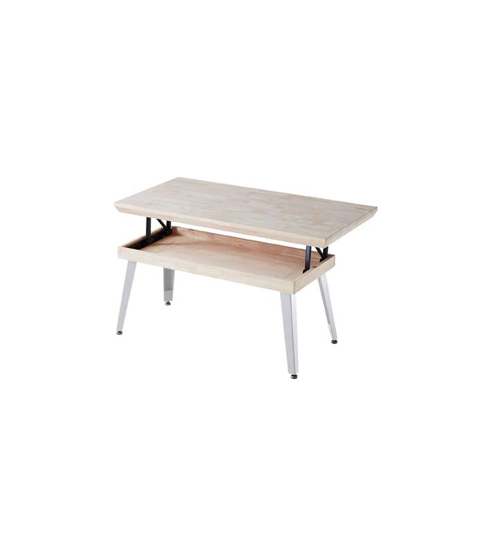 copy of Raised center table Loft in wild oak white or black