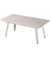copy of Raised center table Loft in wild oak white or black structure.