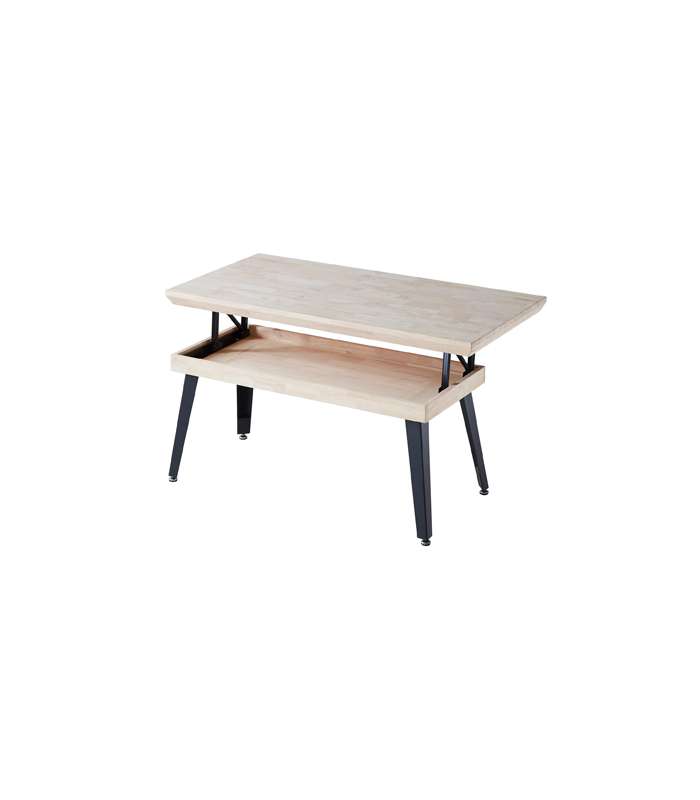 copy of Raised center table Loft in wild oak white or black