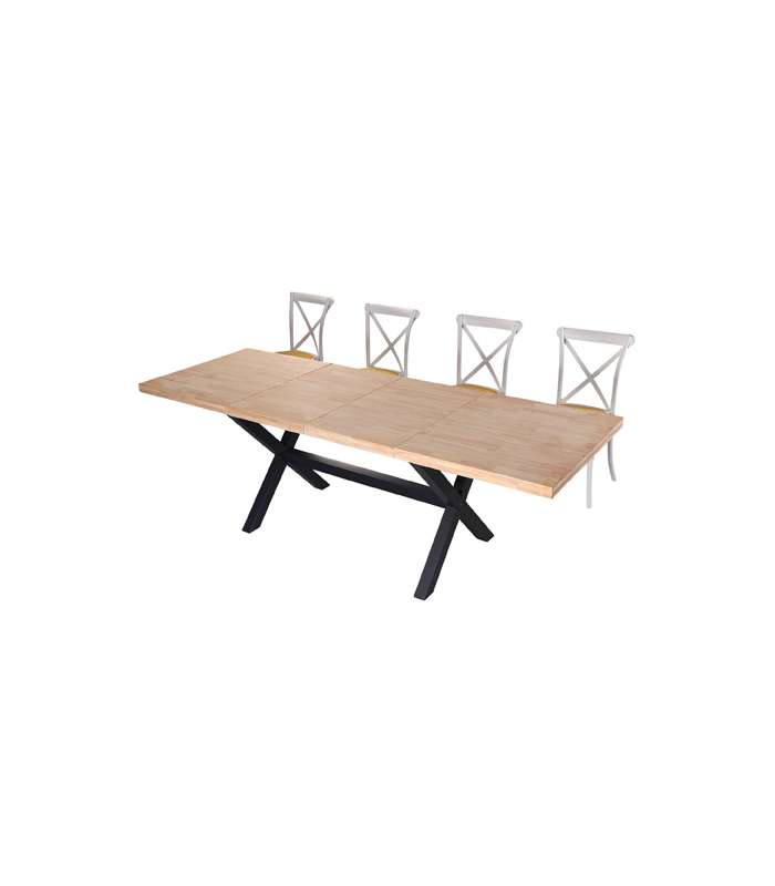 copy of Fixed lounge table Loft in wild oak white or black