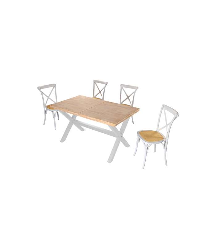 copy of Fixed lounge table Loft in wild oak white or black