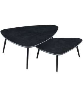 copy of Table basse Loft chêne américain couleur noir structure