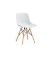 Pack 4 cadeiras Super Dereck. Escolha de cor branca, preta ou cinzenta. 42 cm(largura) 81 cm(altura) 46 cm(profundidade)