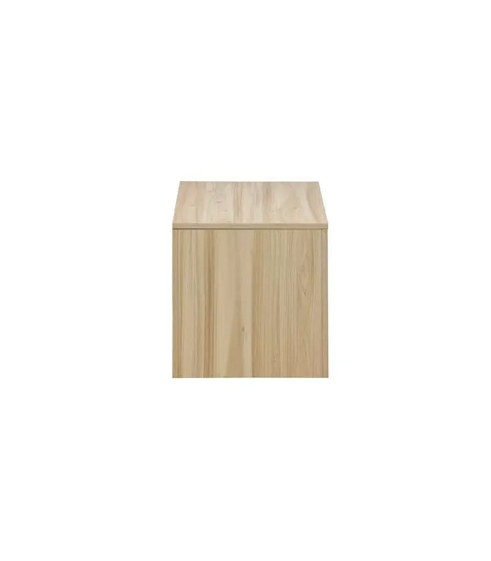 Baúl Decor pino/rattan 80x40x40 cm, elegante y funcional