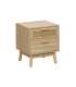 copy of Solid wood table with three white tabac drawers