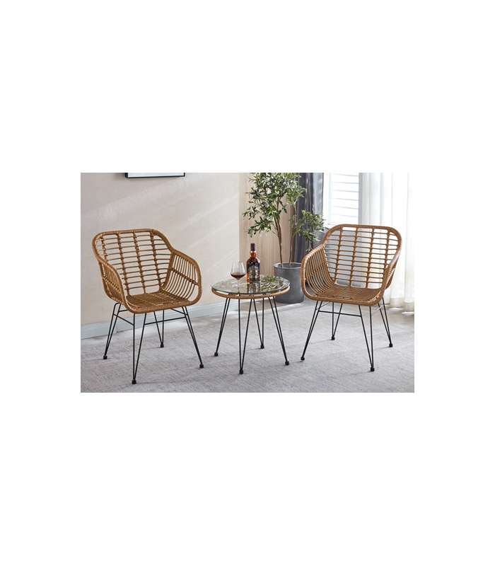 copy of Bahia-30 stackable huitex armchair.