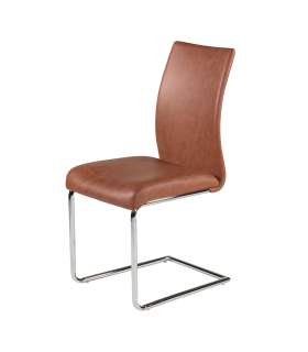 MBTIC 1 cadeira Cadeira Luca estofada em couro ecológico em