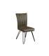 copy of Urban chair black metallic structure upholstered in