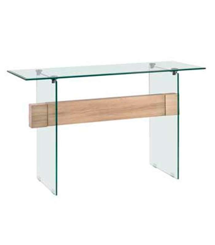 copy of Duke Transparent Glass Console