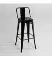 copy of Metal stool with multi-color backrest