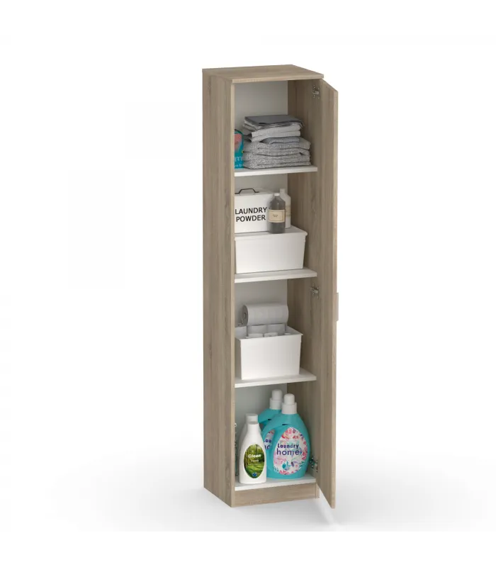 Armario multiusos Tibet en roble cambrian, 180 cm