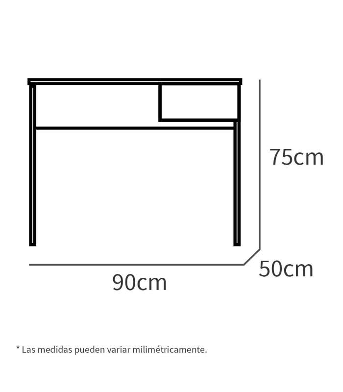 PTARCH Carteiras rectas Mesa de trabalho com uma gaveta