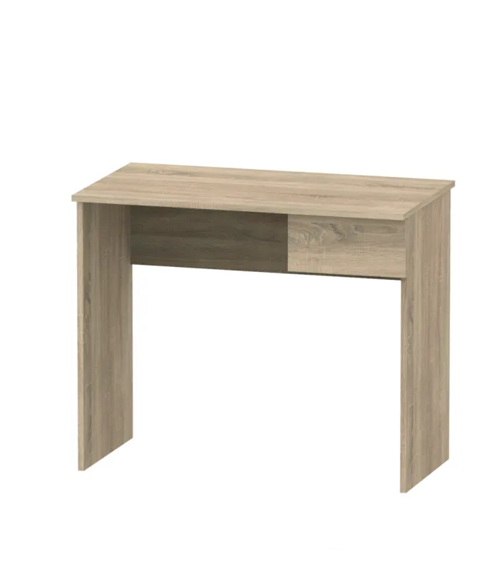 Mesa escritorio Turín con cajón en color roble