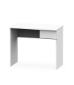 Mesa escritorio Turín con un cajón acabado blanco brillo, 75 cm(alto)90 cm(ancho)50 cm(fondo)