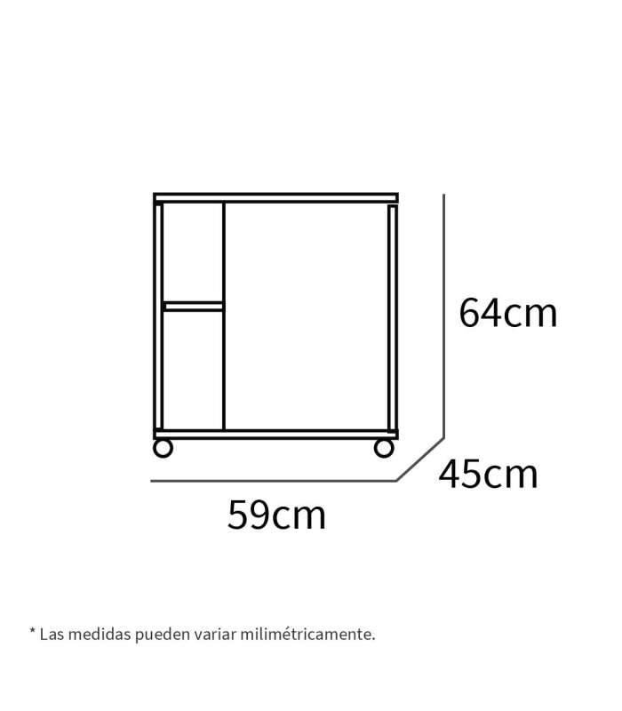 copy of MUEBLE DE LAVABO SINTRA EN DOS COLORES A ELEGIR 64CM