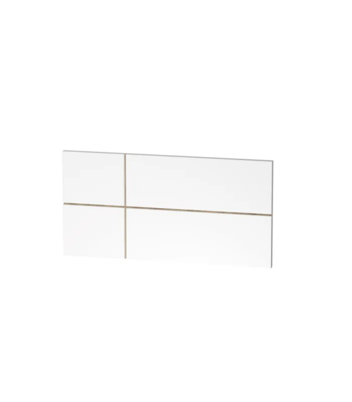 Tête de lit Elsa finition blanche et cambrée 50 cm(hauteur)100