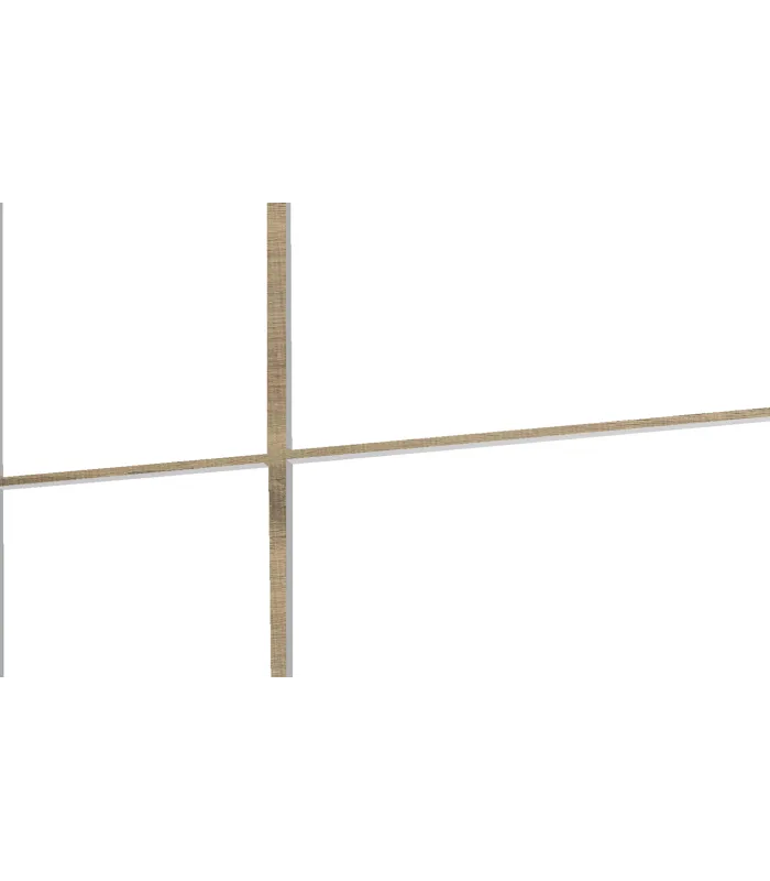 Tête de lit Elsa finition blanche et cambrée 50 cm(hauteur)100