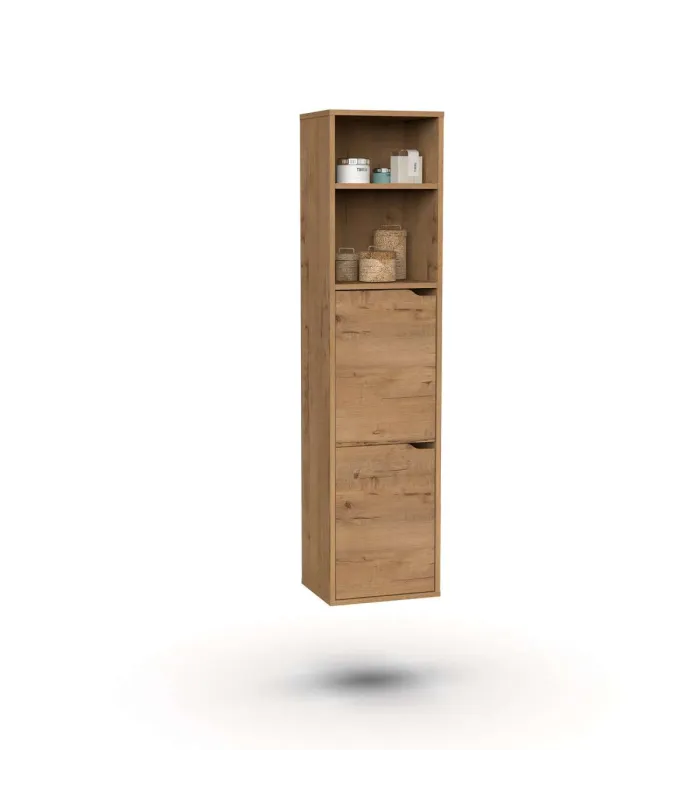 Columna baño Nadia roble gold 150 cm alta