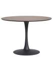 Oda round table black/walnut finish 75 cm(height) 110 cm(width) 110 cm(length)
