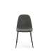 Lot de 4 chaises modèle Renne finition grise 85 cm (hauteur) 54
